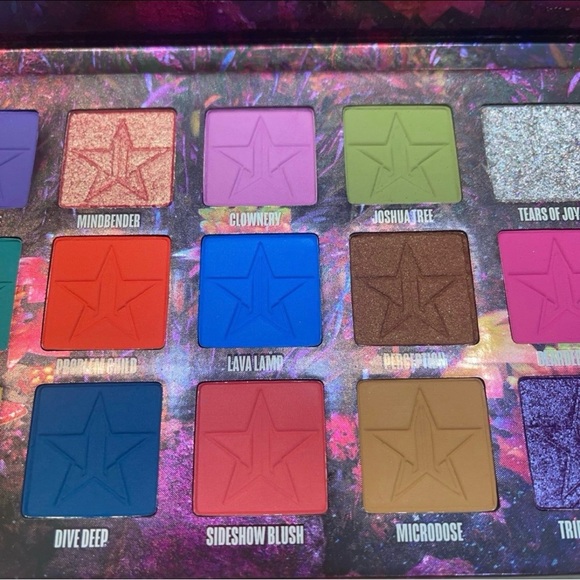 Jeffree Star Cosmetics ~ ‘PSYCHEDELIC CIRCUS’ Eyeshadow Palette ~ RARE & HTF NIB - Picture 4 of 16